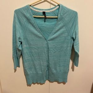 Light blue sweater for dresses or with jeans.